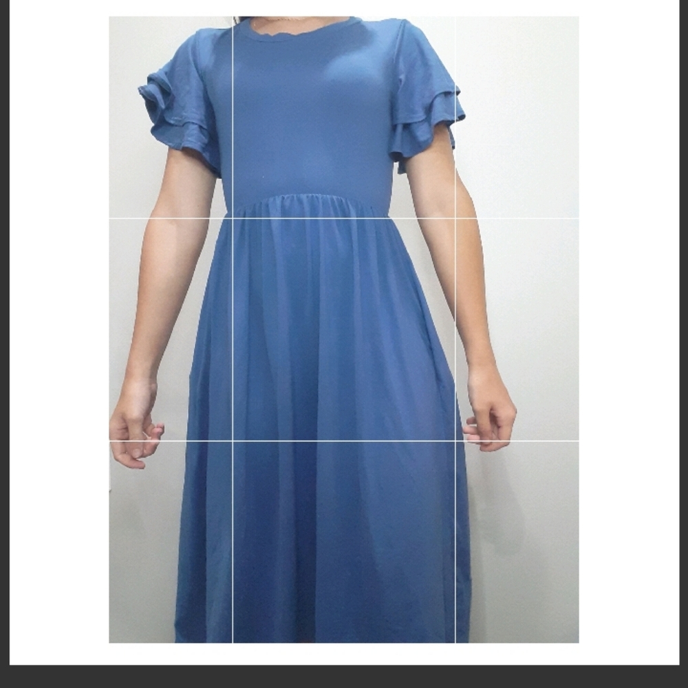 Blue dress